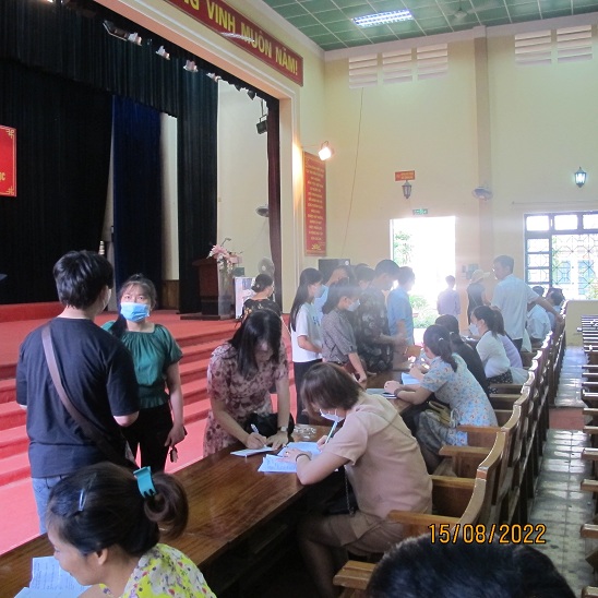 Học sinh khóa 50 tựu trường đợt 1 ngày 15/8/2022