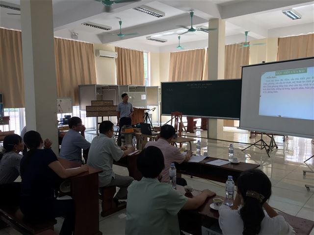 TRƯỜNG CAO ĐẲNG CÔNG NGHỆ, KINH TẾ VÀ CHẾ BIẾN LÂM SẢN TỔ CHỨC HỘI GIẢNG NHÀ GIÁO GDNN CẤP TRƯỜNG NĂM 2024